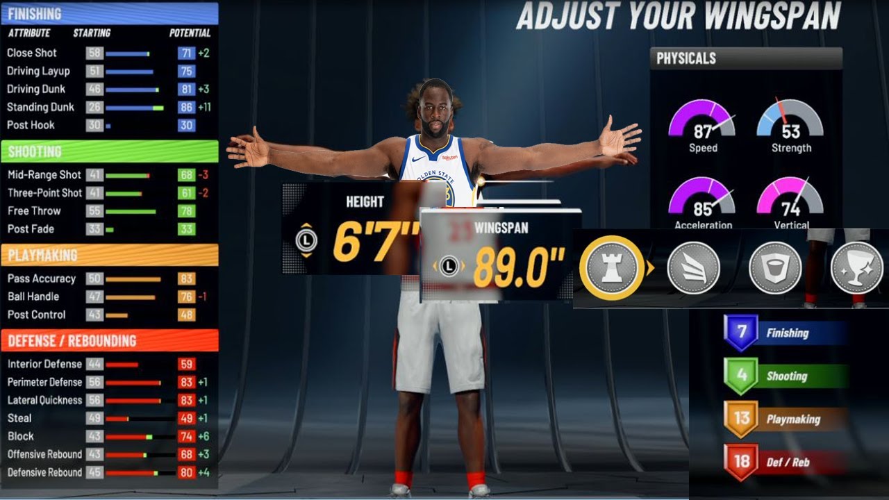 Draymond Green Build NBA 2k22  (Playmaking Four) Best Point forward Build