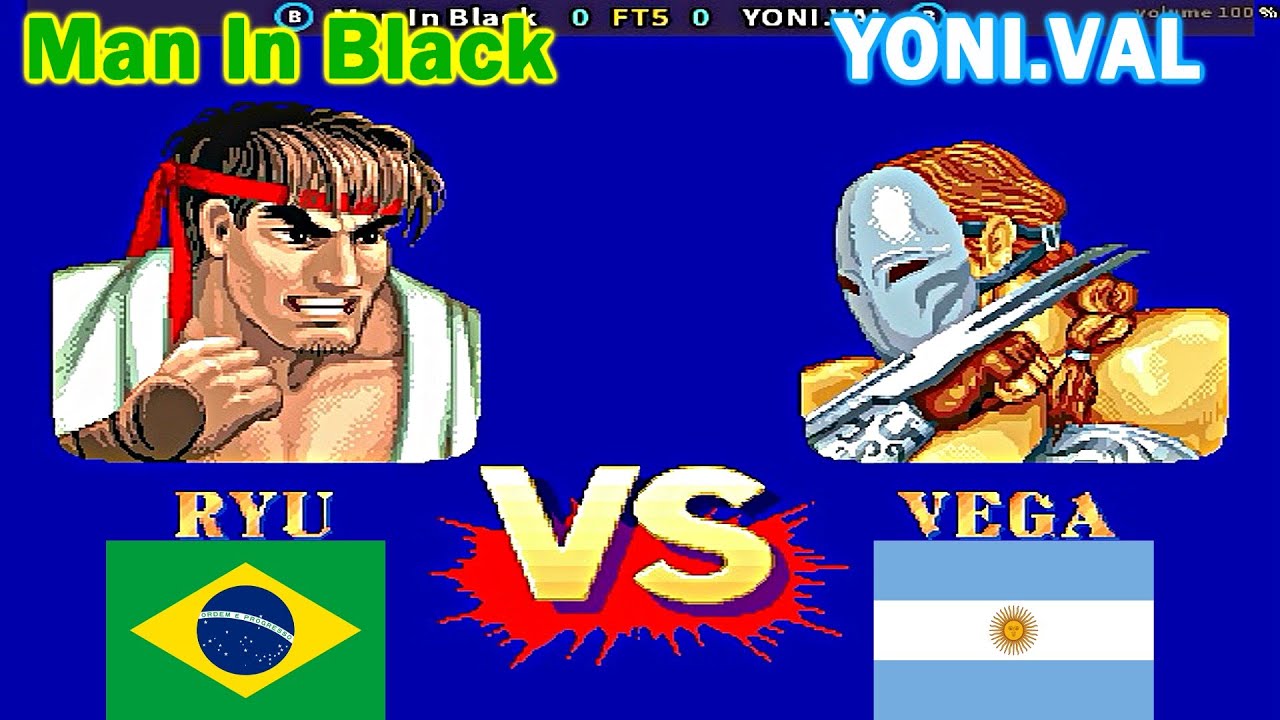Street Fighter II': Champion Edition - Man In Black vs YONI.VAL FT5