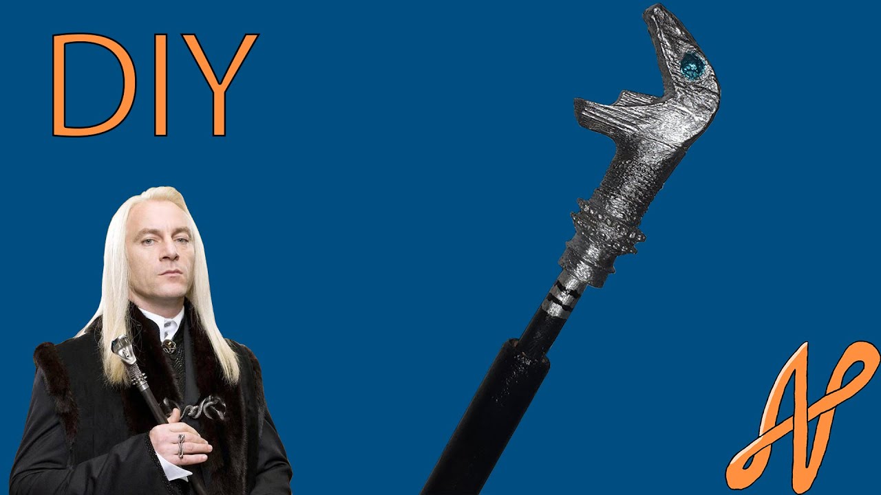 DIY - Tutorial per creare la bacchetta-bastone di Lucius Malfoy