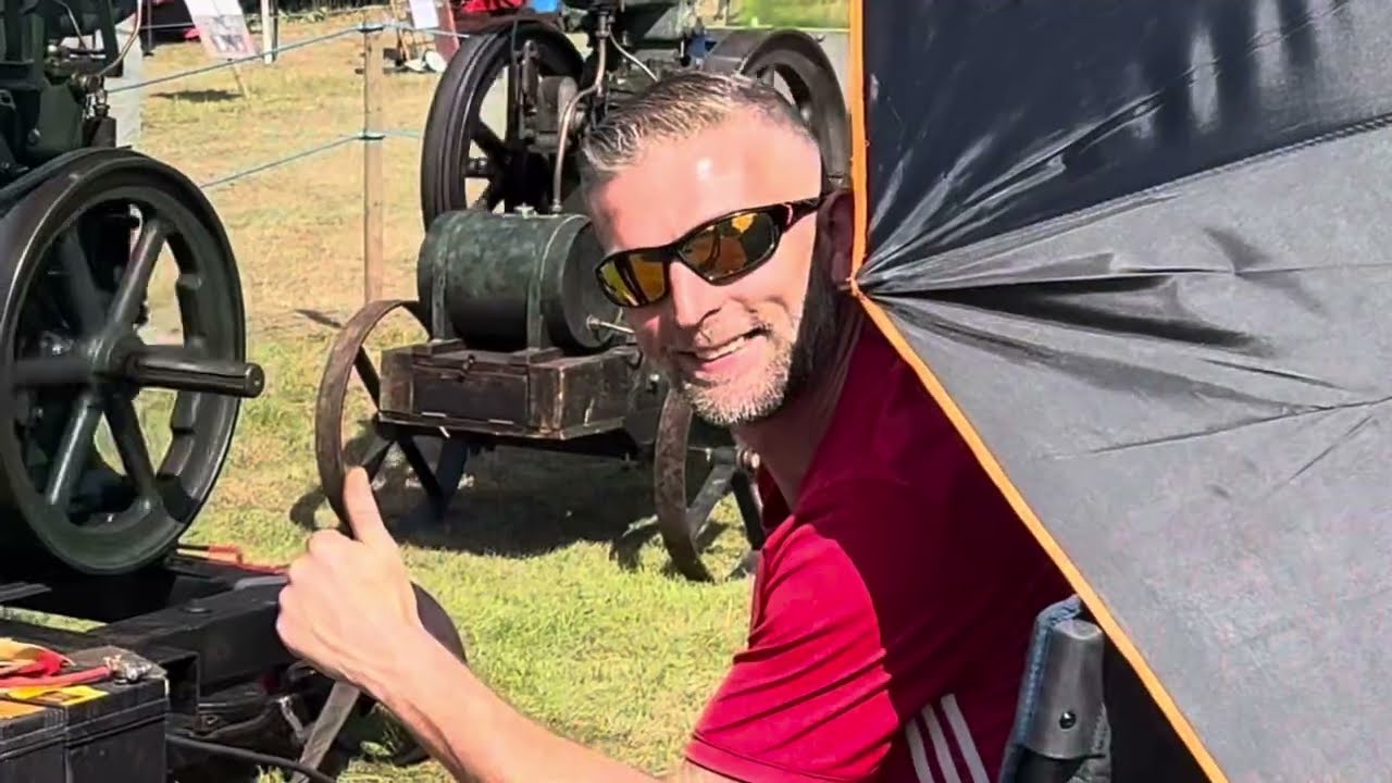 Astle Park Traction Engine Rally 2025 - Stationary Engines