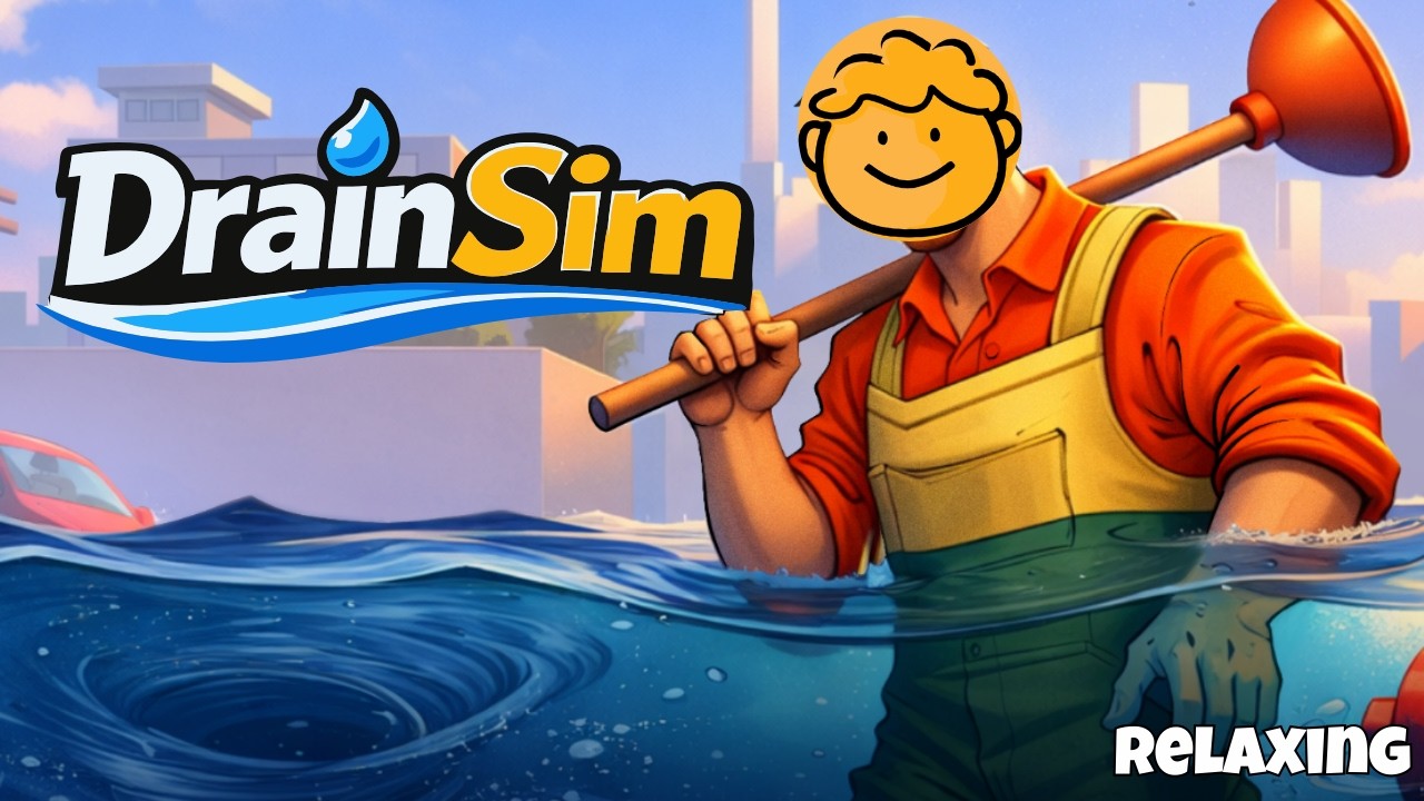 Cleaning Drains! - DrainSim (Relaxing No Commentary)