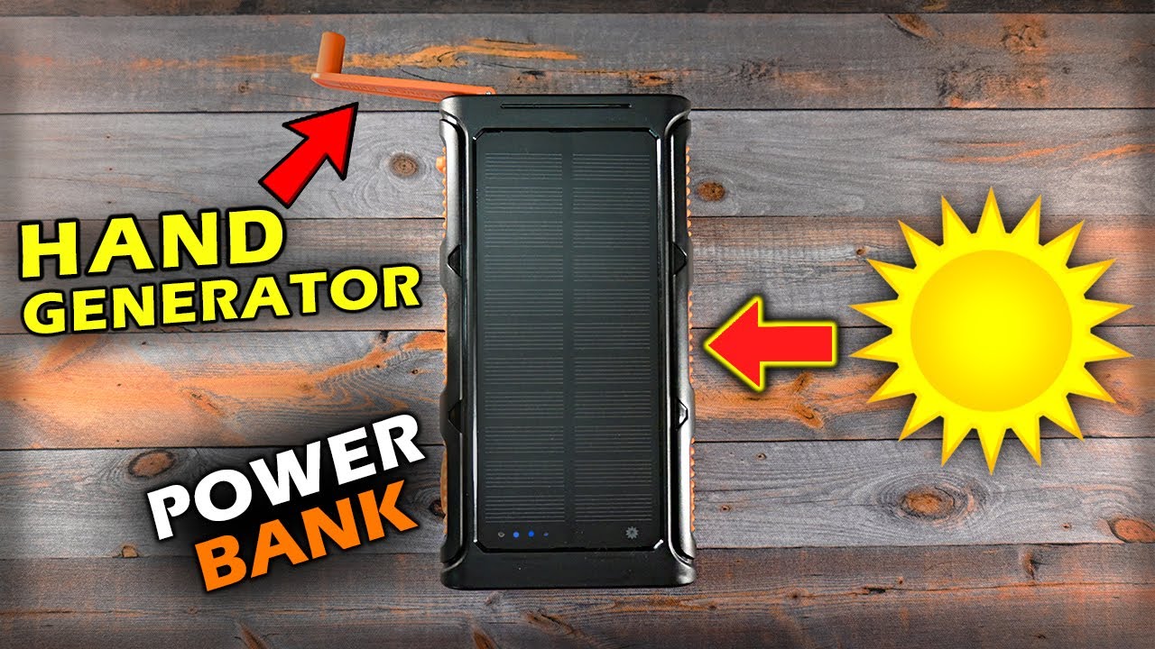 BEST Portable Power Bank 2024 | GOODaaa Solar Charging Power Bank 45800mAh