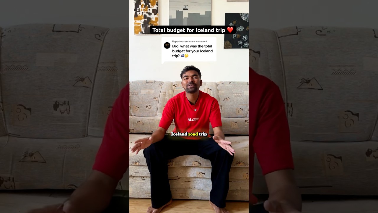 Total budget for the Iceland trip 🇮🇸❤️  #vanlifewithravi #vanlife #iceland #icelandtrip