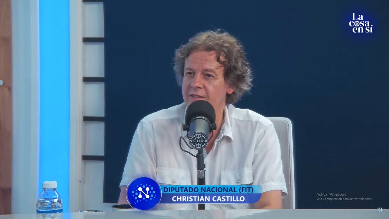 Christian Castillo, mano a mano con Alejandro Fantino en su programa La cosa en s&iacute;, por Neura.