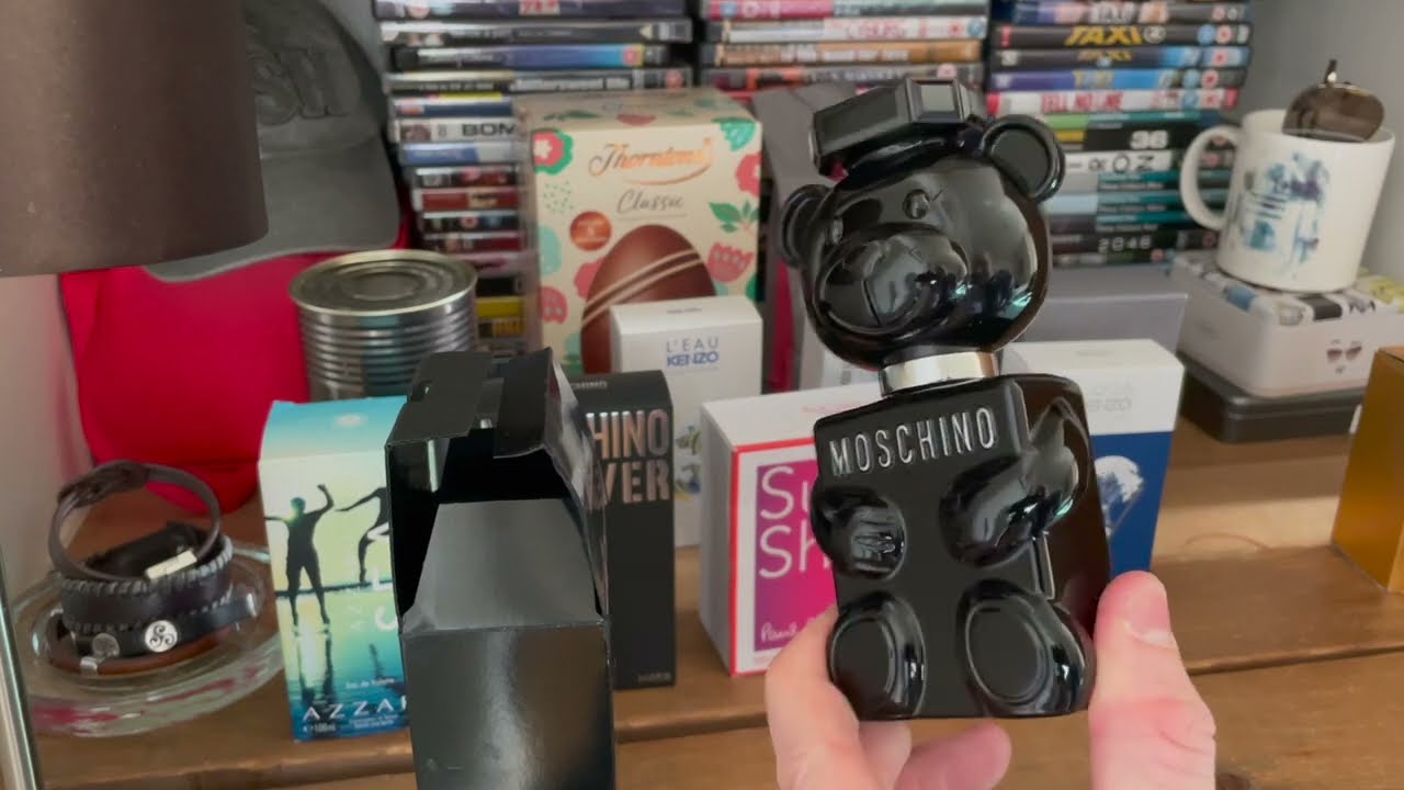 ASMR Tapping and Scratching on my Fragrance Collection