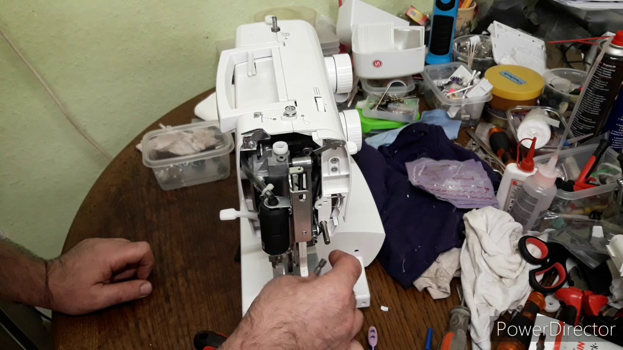 Singer Nähmaschine - Modell 3221 Symphonie V - Maschine ausbauen - فك هيكل الماكينة