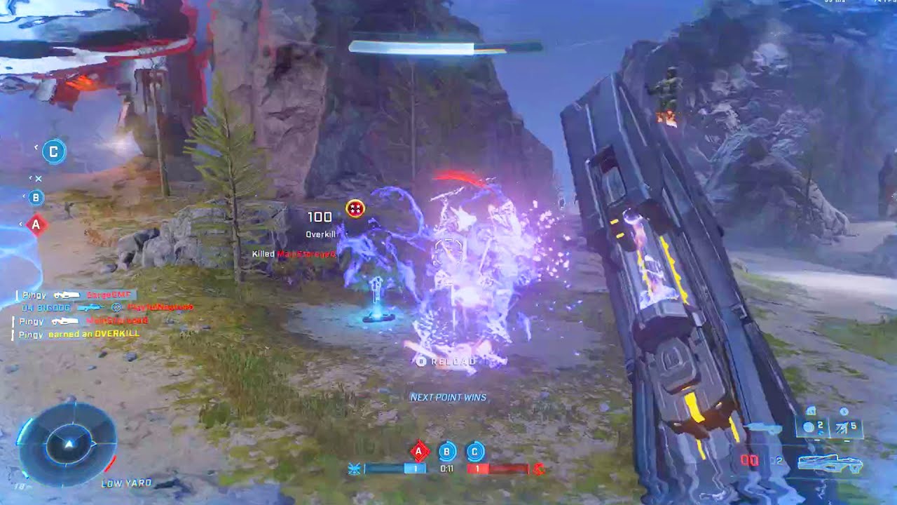 Master Chief Uses The Cindershot