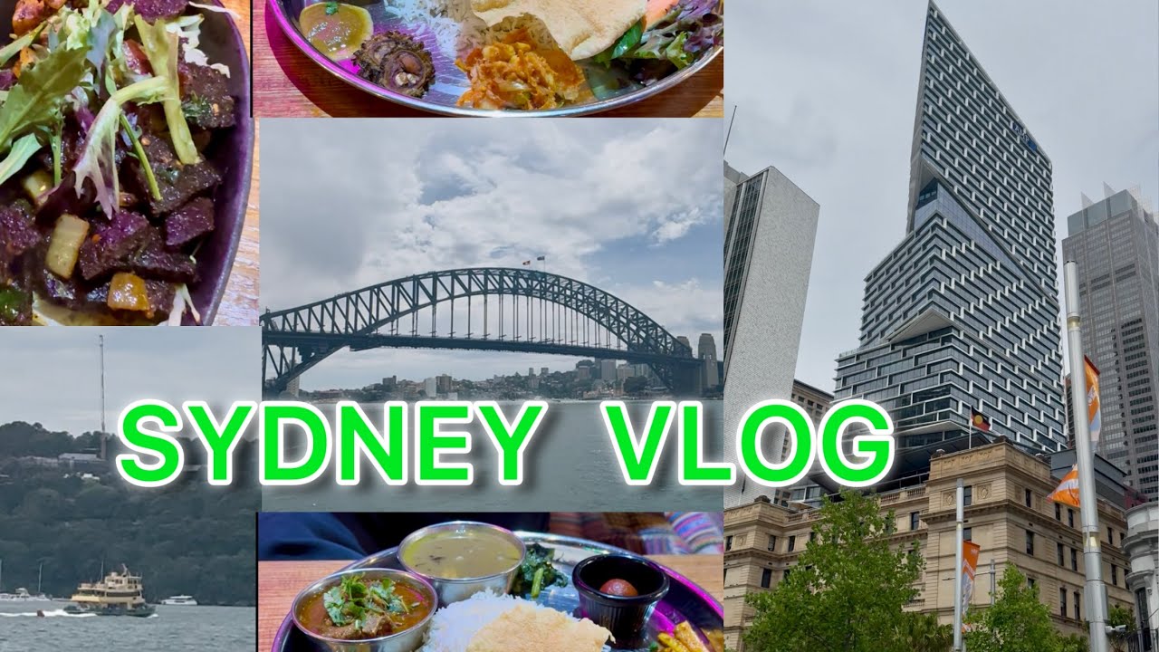 SYDNEY VLOG ❤️❤️/ #FALCHA Restaurant Review😅/  #harbourbridge #vlog #sydney #australialife ❤️