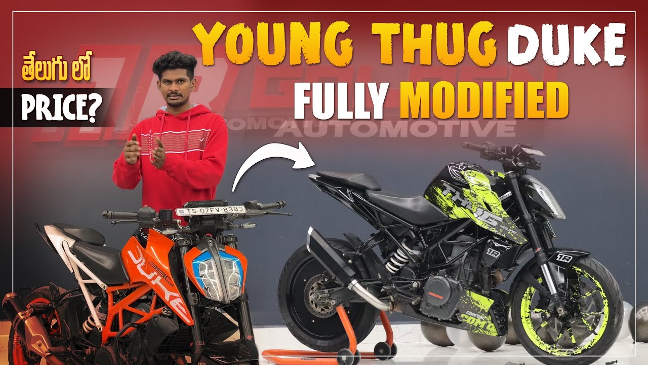 DUKE 390 Full Modification Telangana లో | Telugu | 1r golden automotive |