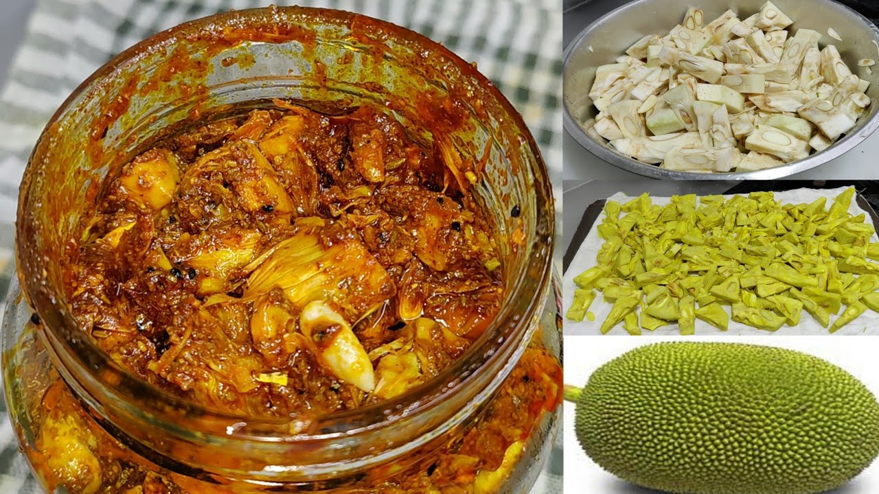 Kathal Ka Achar | Приготовьте маринованный джекфрут таким образом и храните его годами | Маринова...