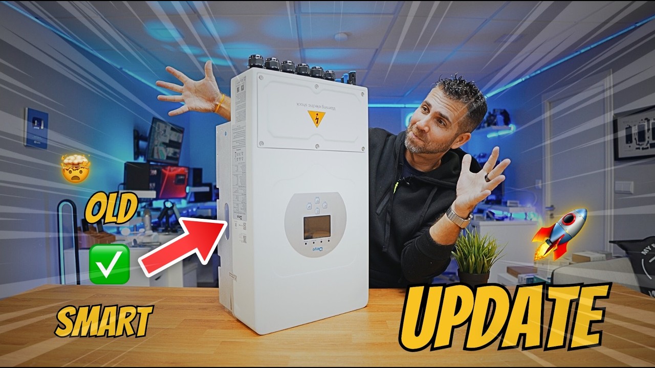 ⚡ Update your OLD Deye inverter and connect the 🚗 smart EV charger 🔥