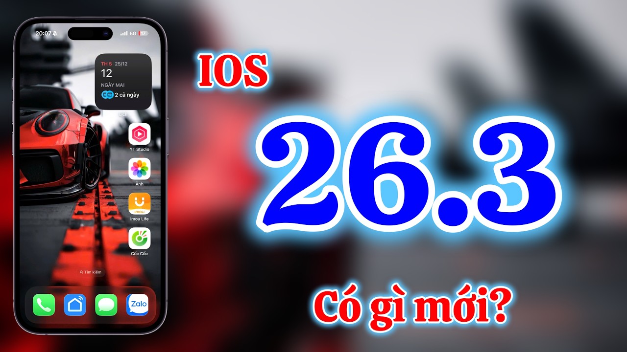 IOS 26.3 Có gì mới?