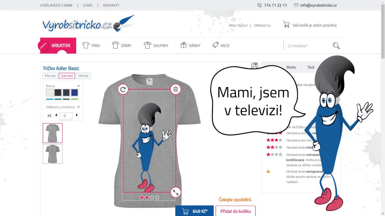 Jak na kreator triček s potiskem | Vyrobsitričko.cz