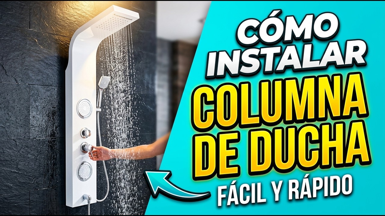 como instalar columna de ducha escocesa