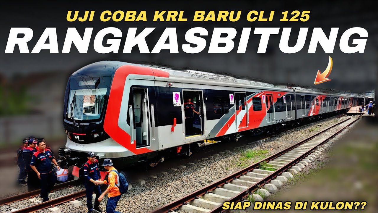 Siap Dinas Di RANGKASBITUNG?? Uji Coba KRL Baru dari Cina CRRC Ke Rangkasbitung