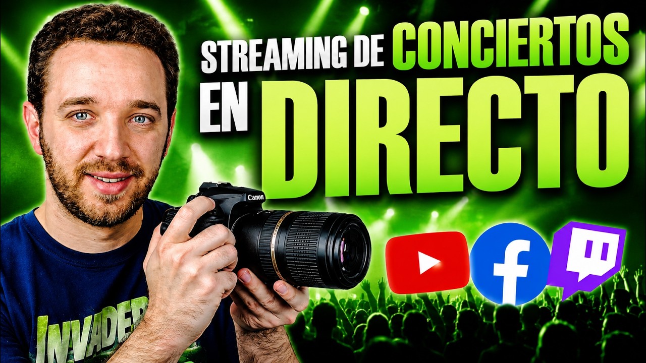🎥 STREAMING de CONCIERTOS en EN DIRECTO | TRIUNFA en Youtube Facebook Twitch | M&uacute;sica Encriptada