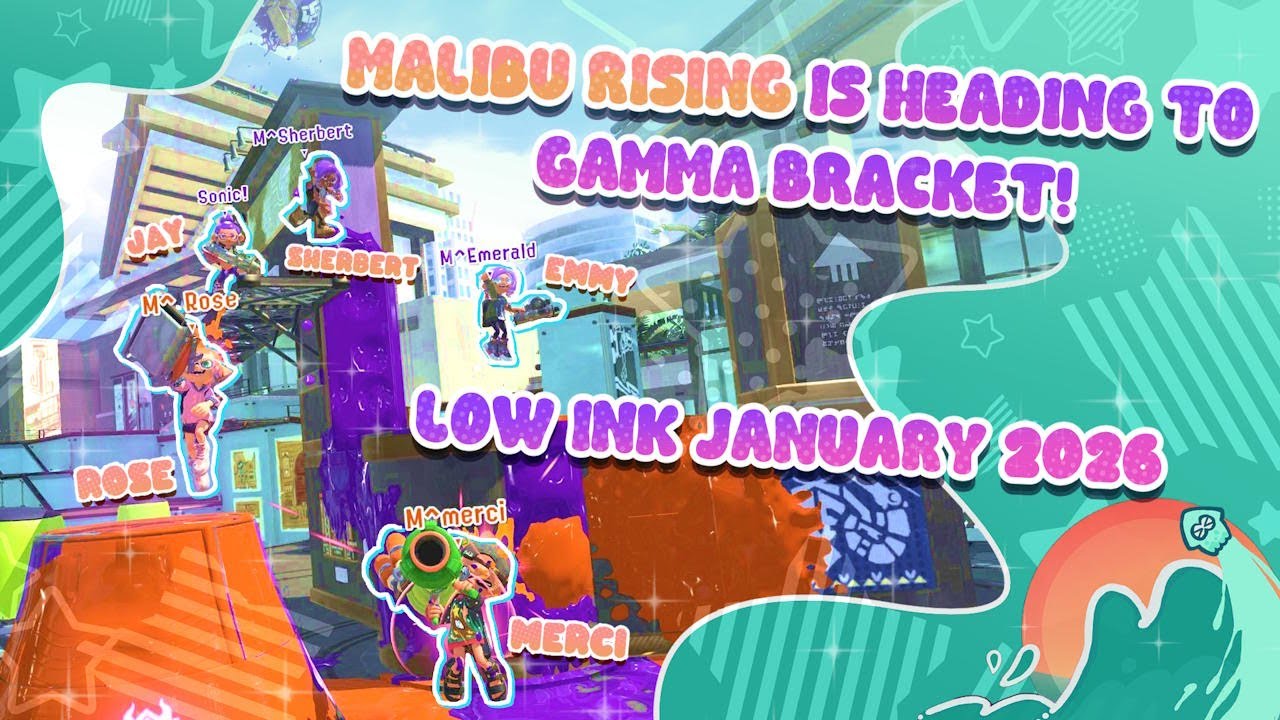 Malibu Rising on the first grind of Low Ink 2026! | Splatoon 3 VOD: 1-17-2026
