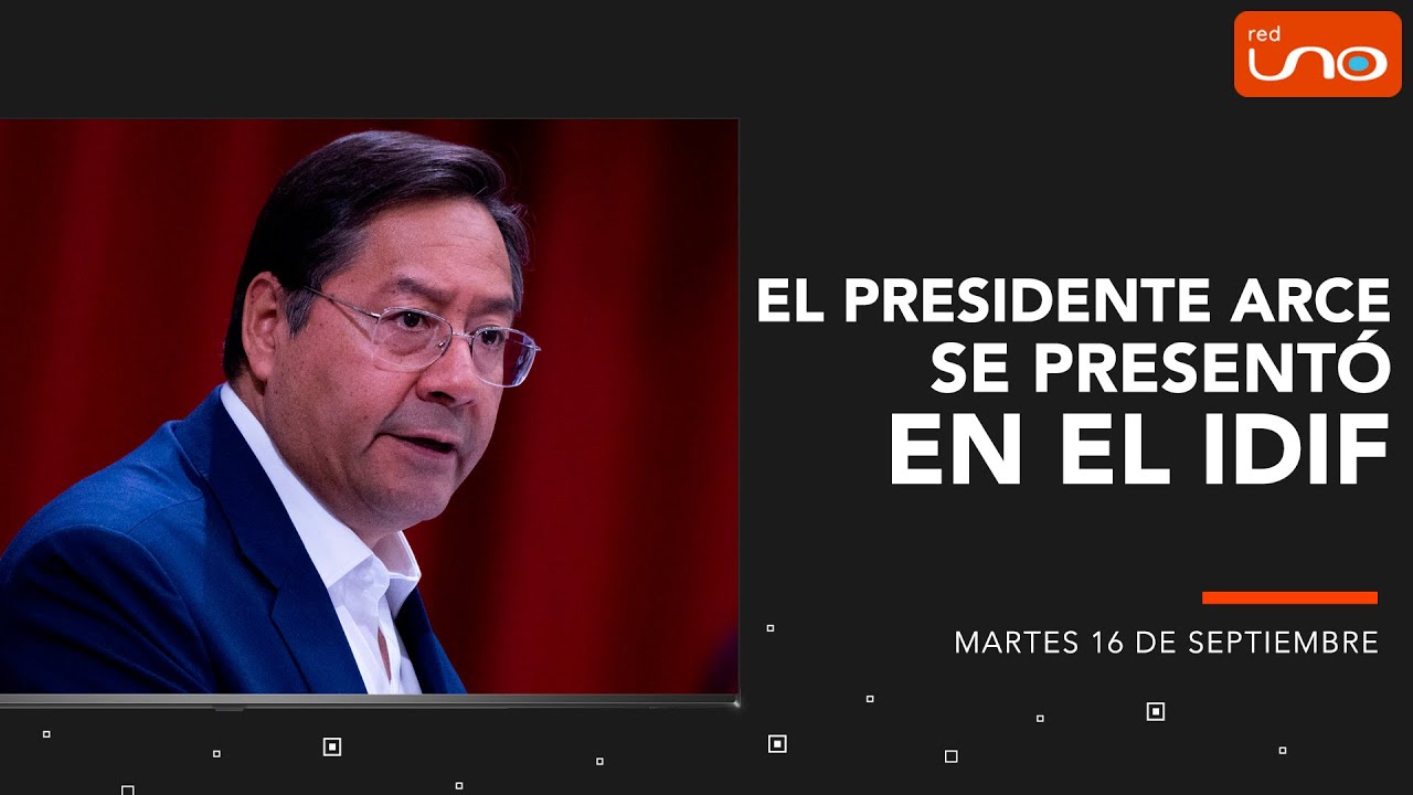 El Presidente Luis Arce se presentó en el IDIF y se abstuvo a declarar