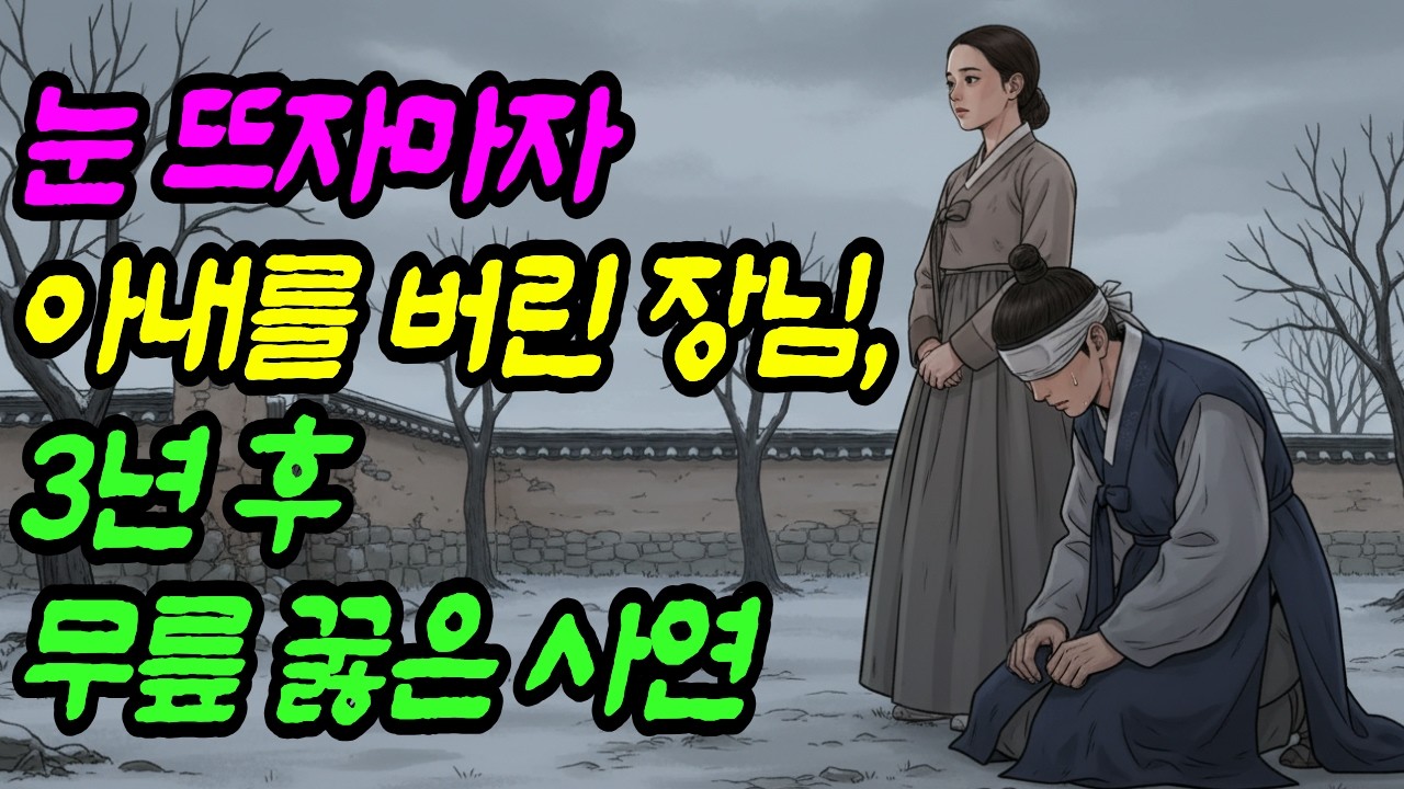 눈 뜨자마자 아내를 버린 장님 선비, 3년 후 무릎꿇고 후회하는데.. | 솔이네 야담ㅣ민담ㅣ설화ㅣ전설ㅣ조선야담ㅣ옛날이야기ㅣ오디오북ㅣ수면ㅣ잠잘때ㅣ권선징악ㅣ효도