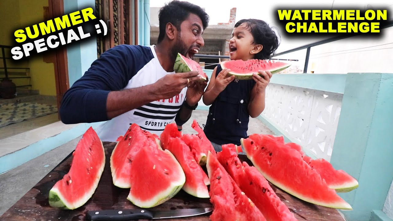WATERMELON 🍉 CHALLENGE with JOHANNA !! Summer Special