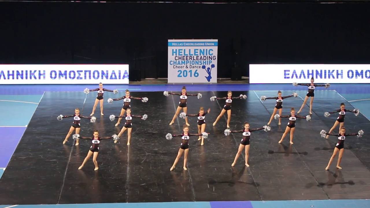 AΓΟΠ ΜΥΡΤΑΛΗ  Diamonds Junior B Freestyle Pom large group 2016