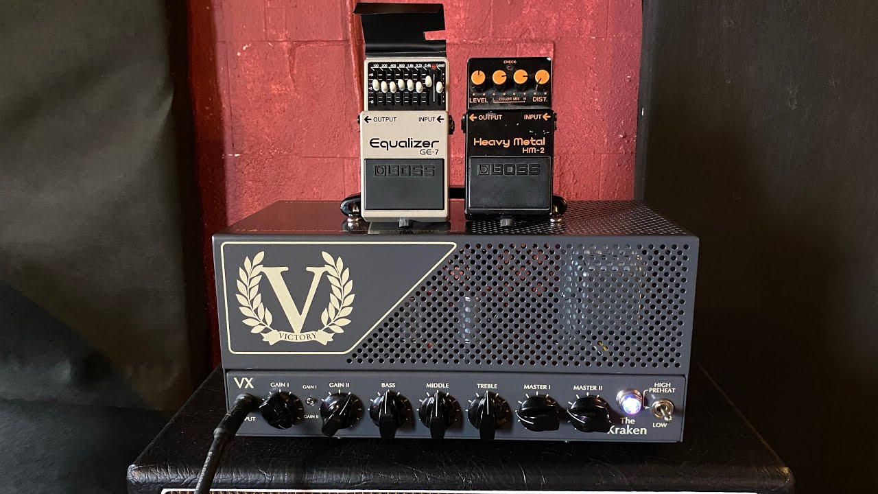 Victory VX Kraken Boss HM2 and EQ in the fx loop