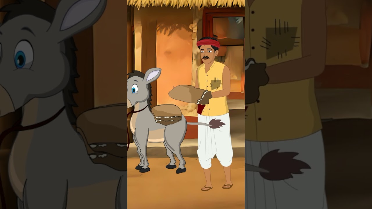 Vyapari Aur Aalsi Gadha 