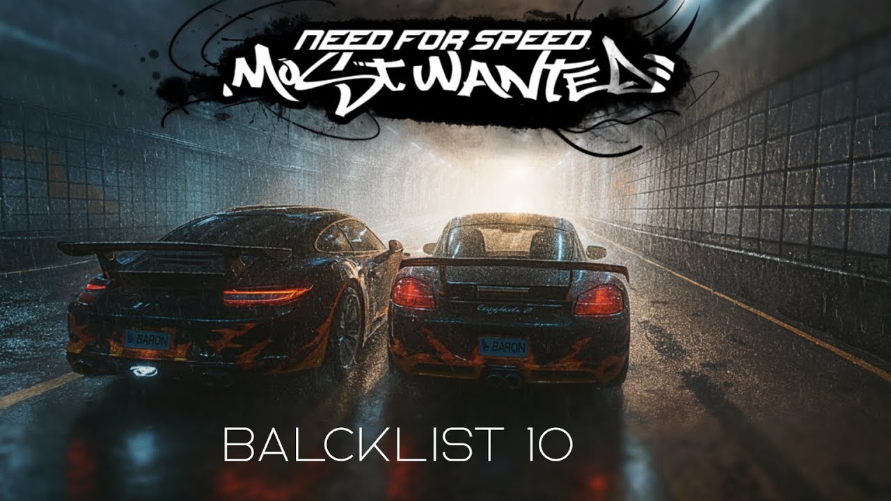 NFS MW | Blacklist 10 Baron | Porshe OLD VS NEW | Modern graphics | #nfsmods [4Kᵁᴴᴰ60ᶠᵖˢ]