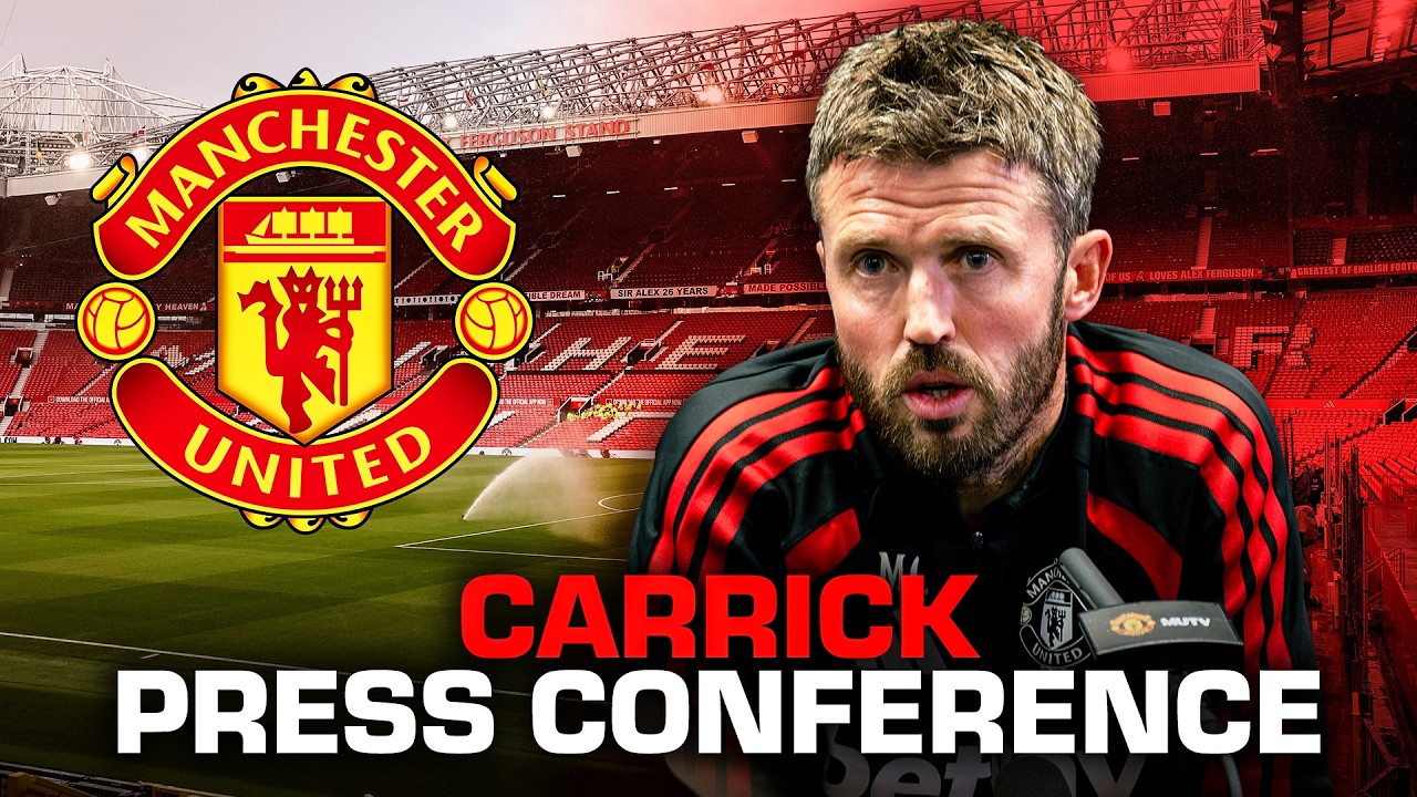 Michael Carrick's EMOTIONAL Manchester United press conference in full | ESPN FC