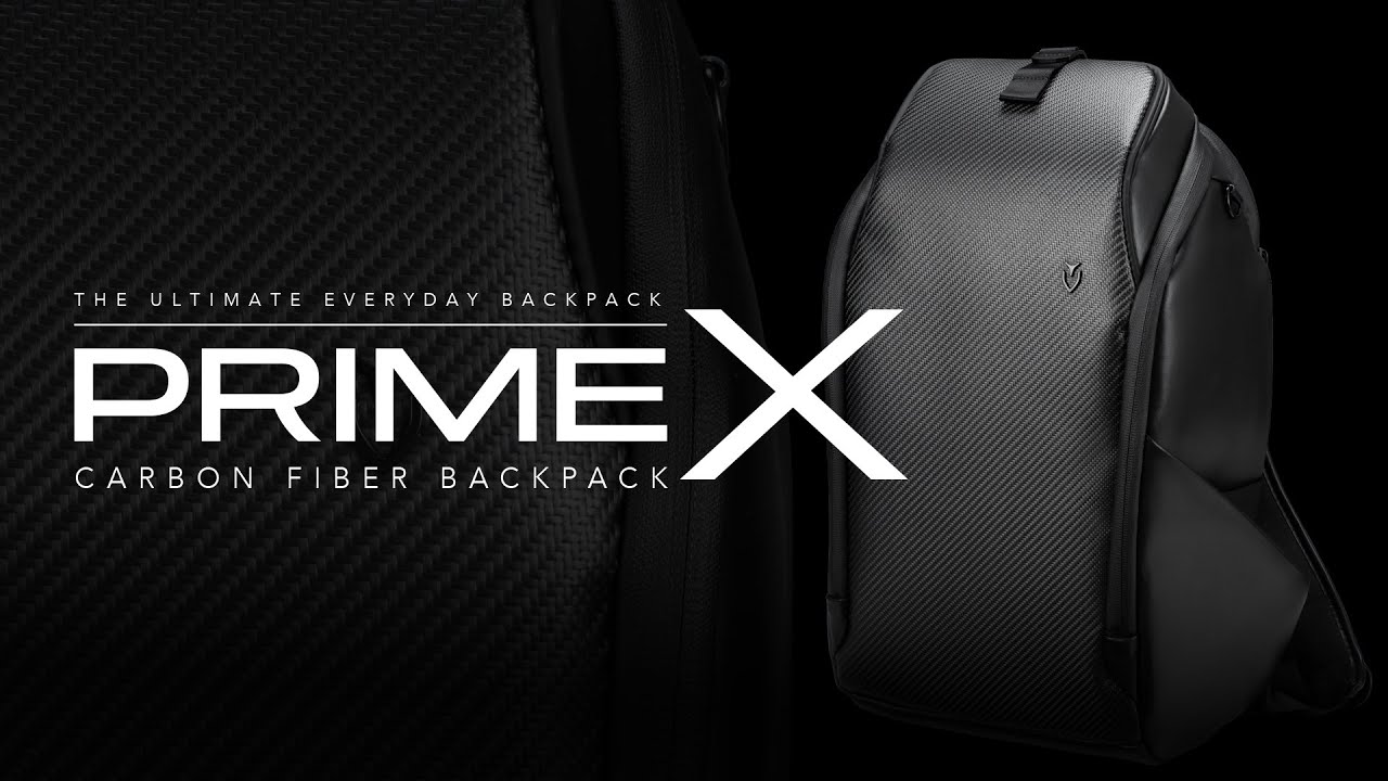VESSEL 10th Anniversary | PrimeX Carbon Black Backpack