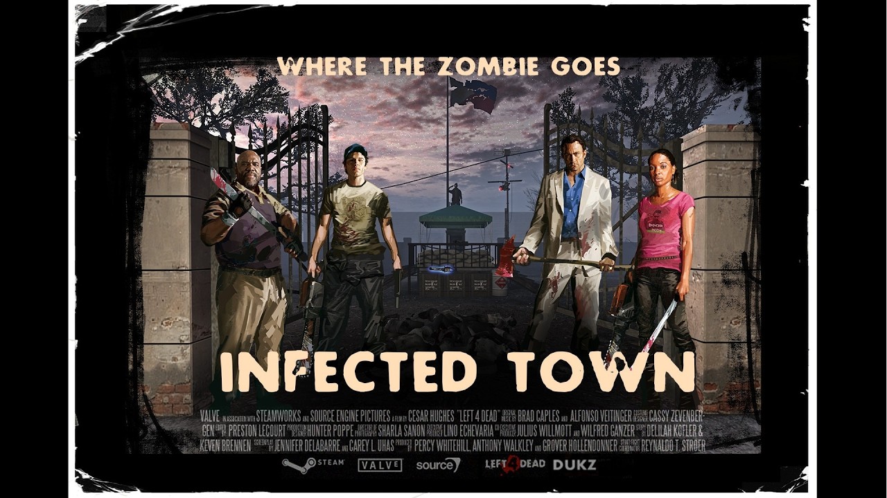 LEFT 4 DEAD 2 - INFECTED TOWN (with @SitiIsabella1995)