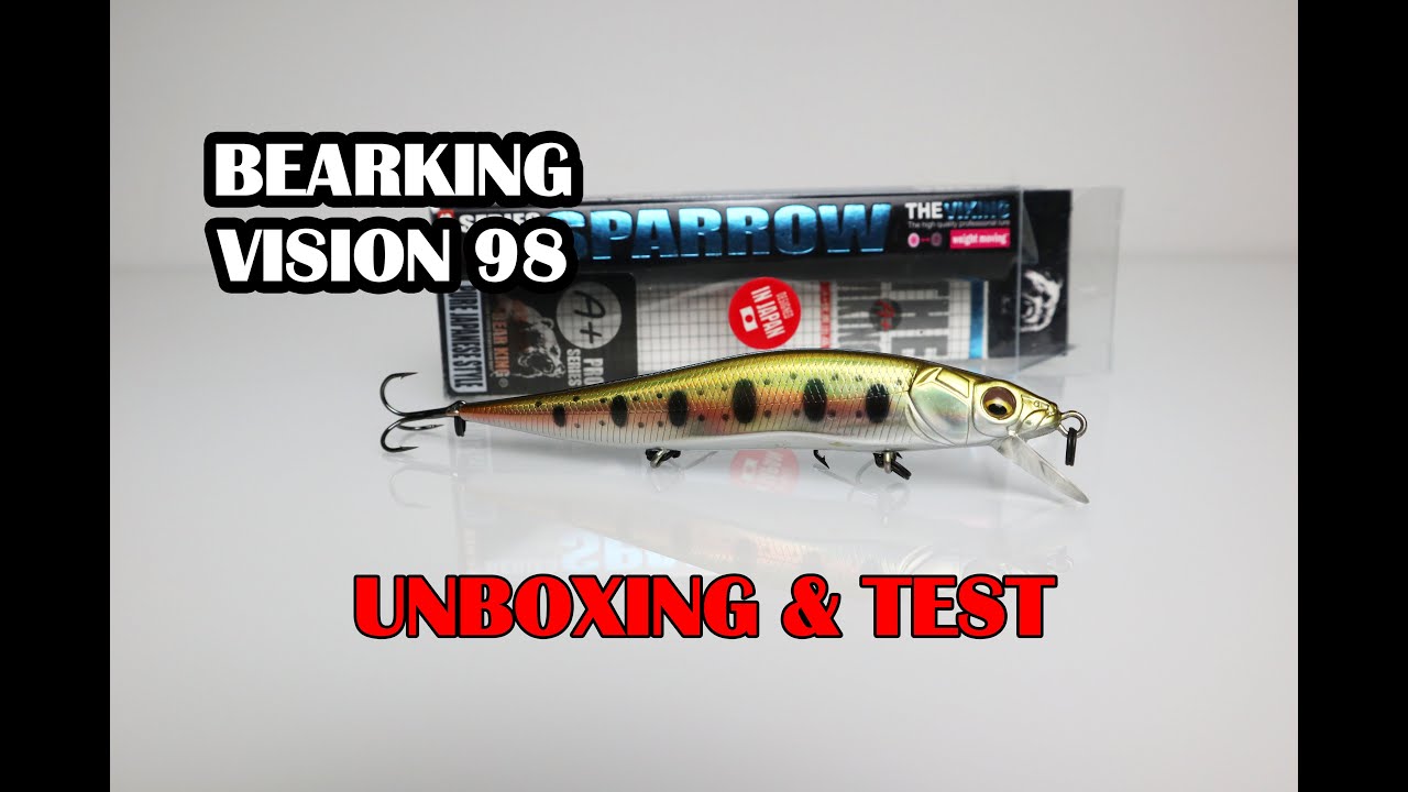 UNBOXING & TEST BEARKING VISION 98 (ALIEXPRESS) ITA
