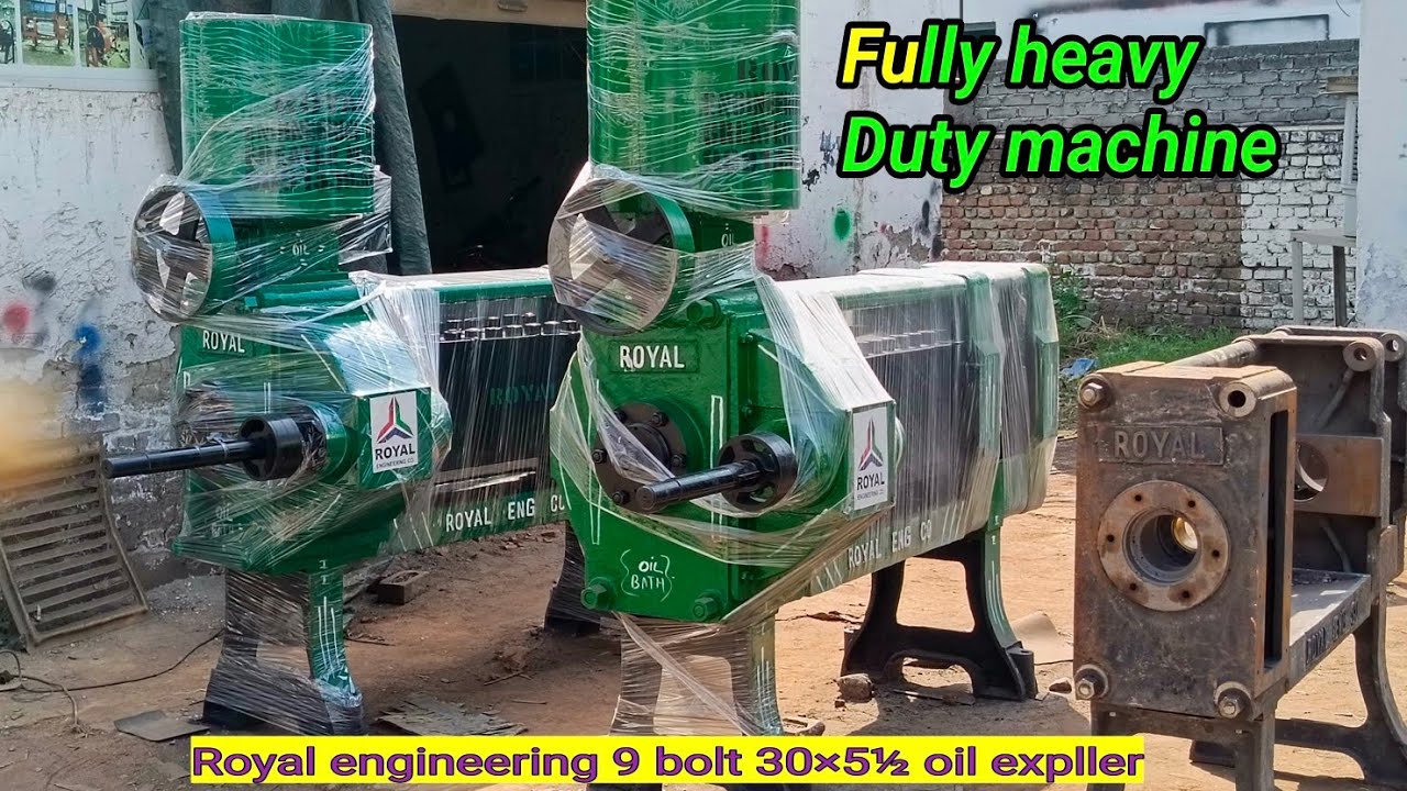 9 Bolt 30 &times;5&frac12; oil expller #royaloilexpller #filterpress #oilexpeller #kolu #9bolt ph 7065774740