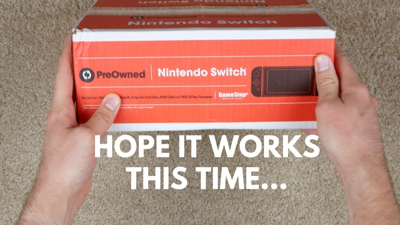 I Bought a USED Nintendo Switch from GameStop!! (It was so expensive...)
