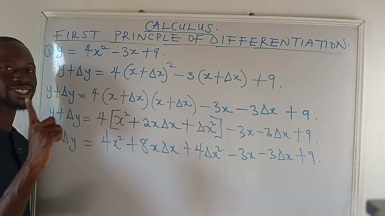 How to Differentiate Using First Principle | Full Breakdown for Beginners