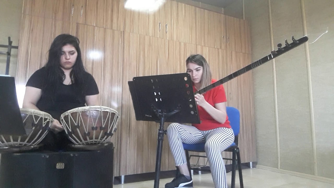 Dilruba Yakut & Ülkü Seher Doğan ( Hüseyni peşrev Nikolaki ) Kudüm ve Tanbur Muhammes usülü