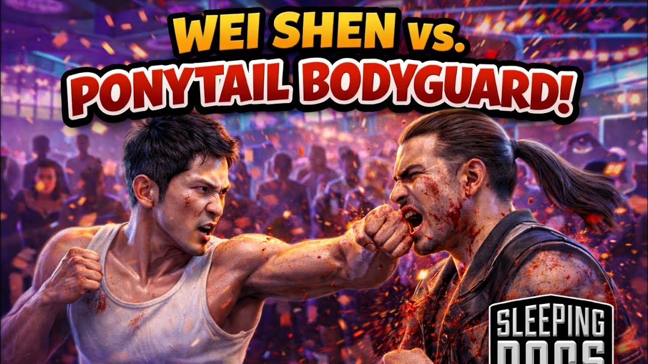 Things Get WILD in the Club! Wei Shen vs Big Smile Lee’s Bodyguard | Sleeping Dogs