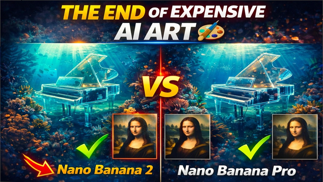 The End of Expensive AI Art: Google's Nano Banana 2 vs. Pro 🎨