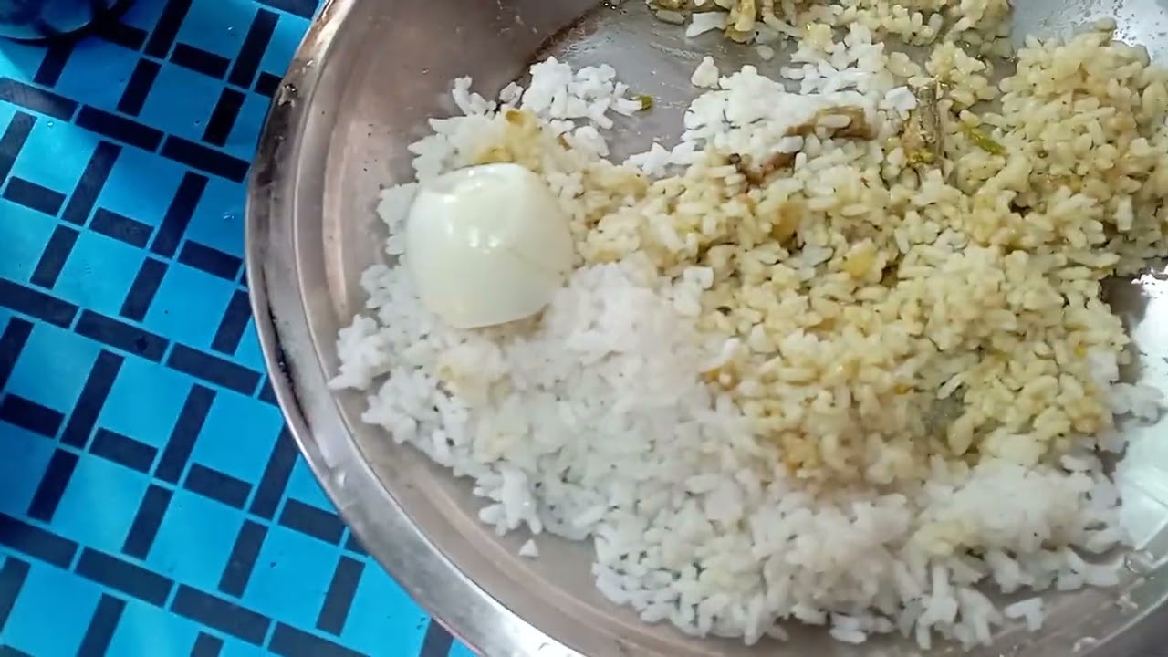 DRY FISH 🐠🐟 CURRY & boiled egg with Rice @mydeliciousfoodnorth-east7764 