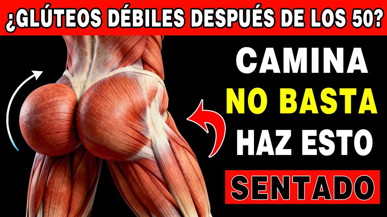 ¿Más de 50? 5 Ejercicios Esenciales Para Fortalecer Los Glúteos rápidamente | Bienestar Sénior