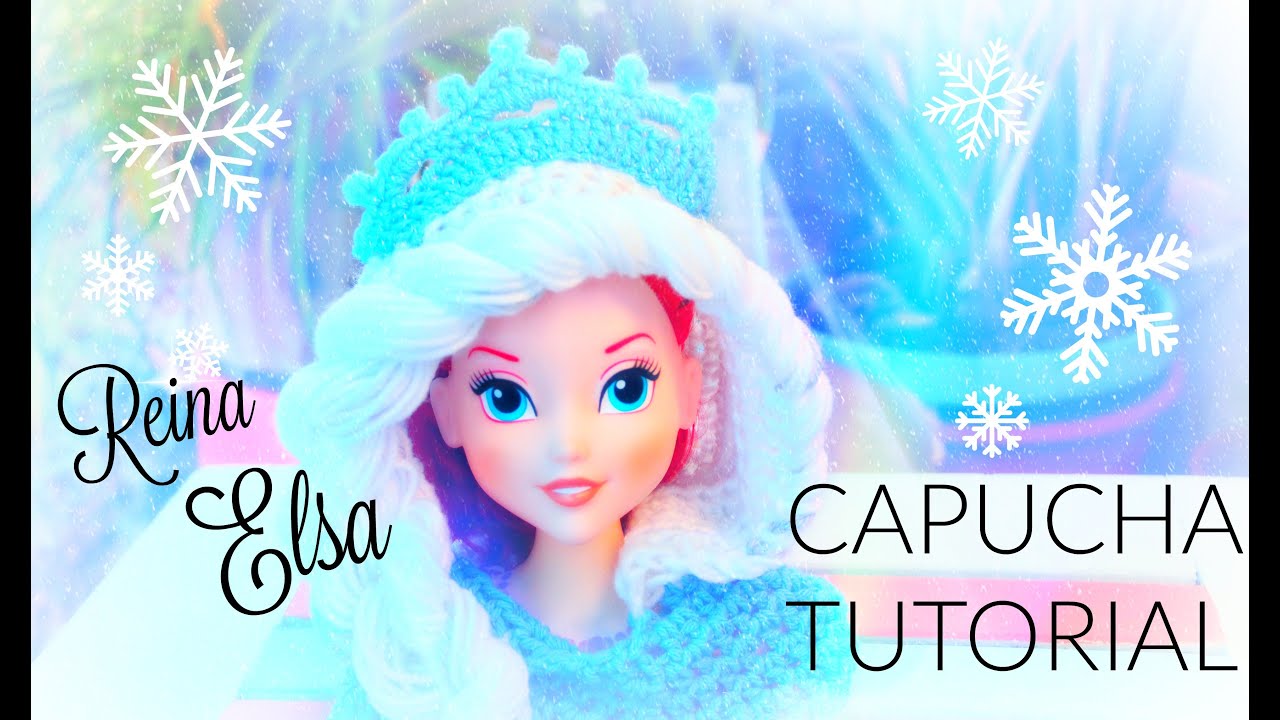 Elsa de Frozen CAPUCHA | Tejiendo con Erica♡