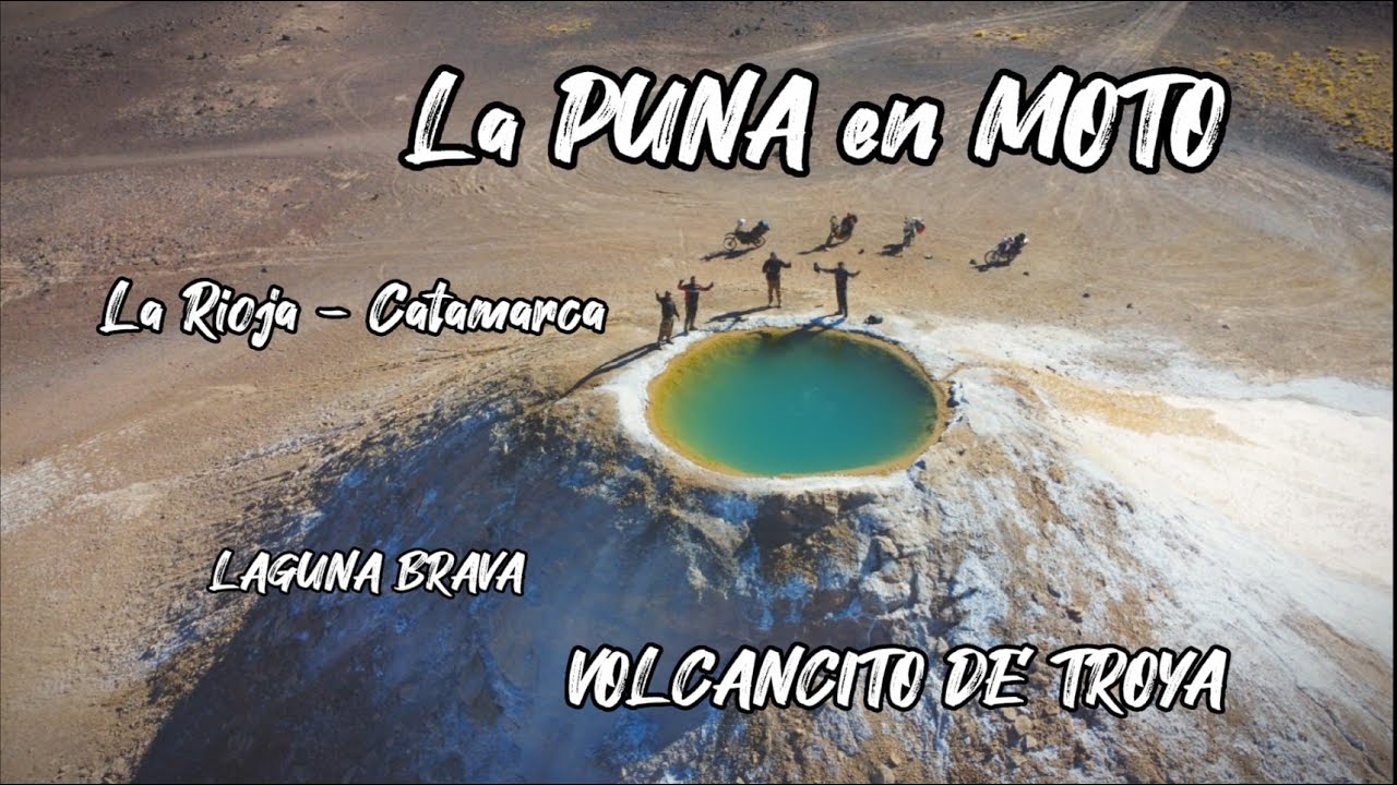 PUNA en MOTO | Pte 1- LAGUNA BRAVA - VOLCANCITO DE TROYA | de La Rioja a Catamarca por la CORDILLERA