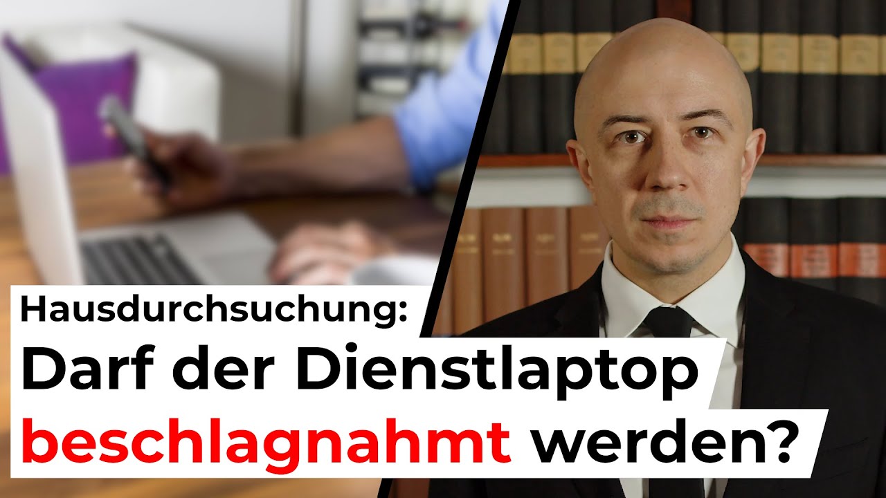 Darf die Polizei deinen Dienstlaptop beschlagnahmen? #hausdurchsuchung