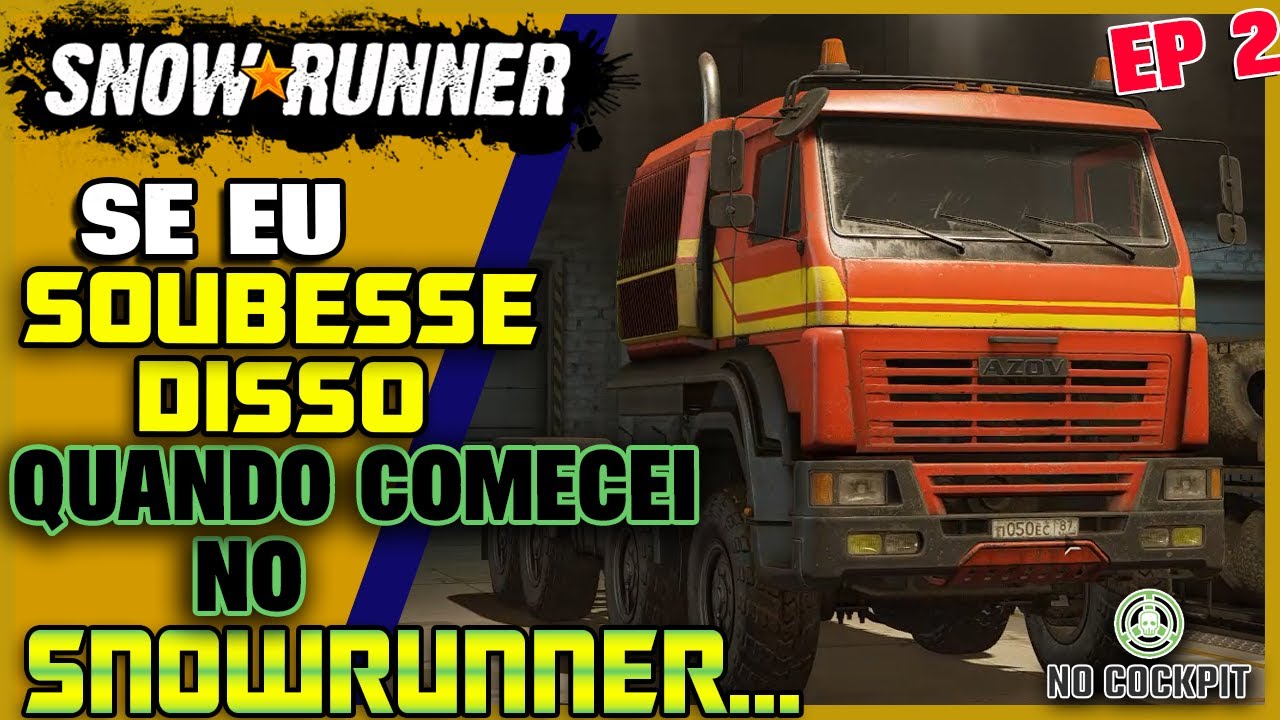 SNOWRUNNER | COMO CONSEGUIR O AZOV 64131 NO INICIO DO JOGO
