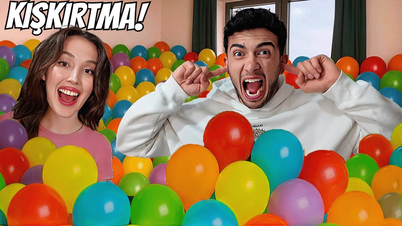 ODASINI BALONLA DOLDURDUM ve.. @Mert Gültaş @Sibel Özekici