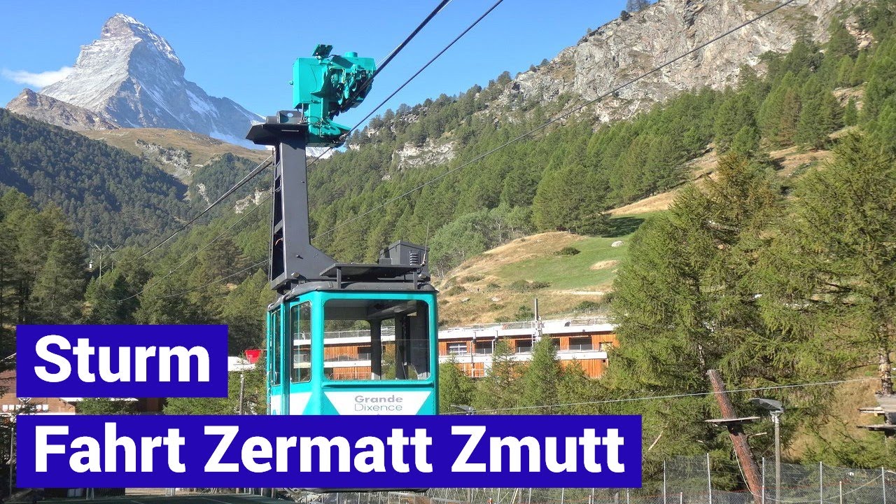 Kraftwerk Luftseilbahn Zermatt - Zmutt Bergfahrt - Grande Dixence - Schweiz - Switzerland