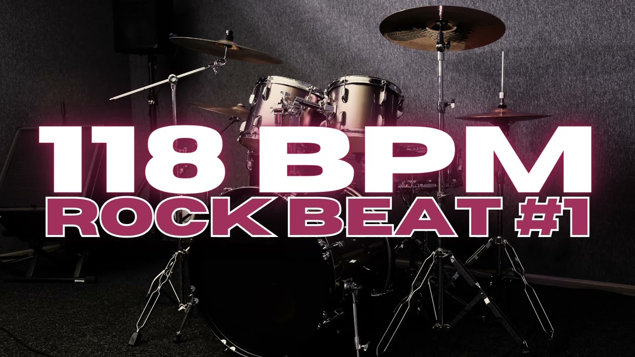 118 BPM - Rock Drum Beat - Loop 1