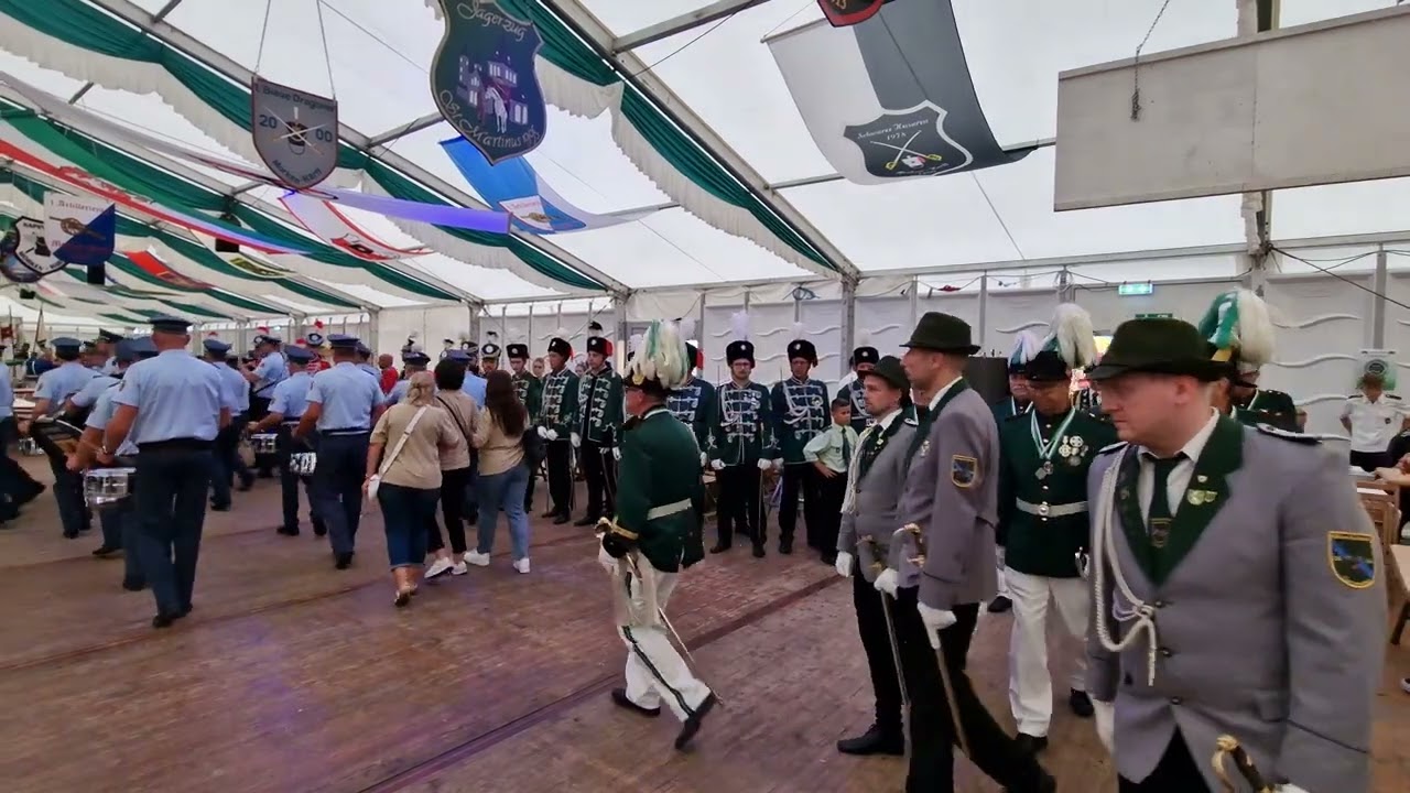 Trommler und Pfeiffencorps Brachelen Sch&uuml;tzenfest Morken Harff 2024