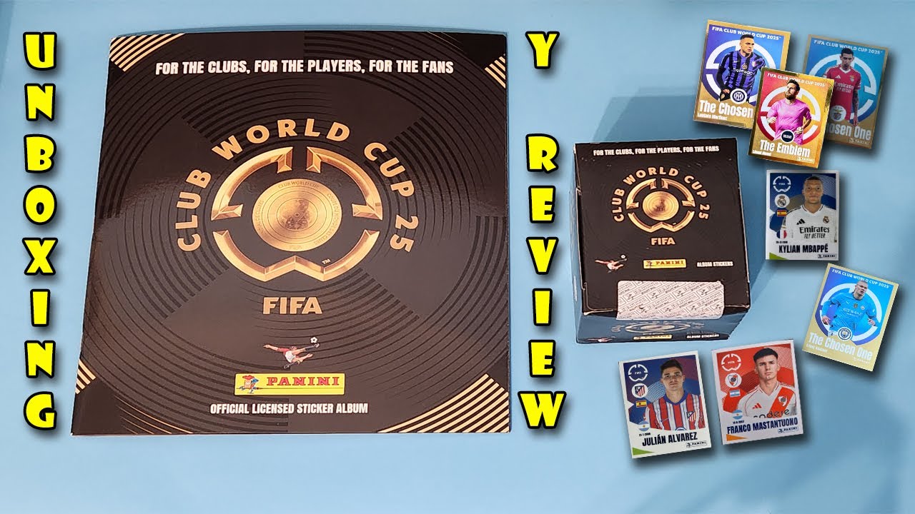 YA TENEMOS EL ALBUM DEL MUNDIAL DE CLUBES FIFA 2025 | UNBOXING Y REVIEW