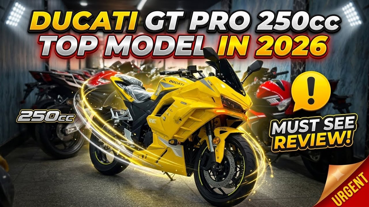 Ducati GT Pro 250cc Top Model Heavy Bike Available at Al Qaaim Auto